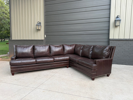 Ferguson Copeland Leather Sectional - $2400 Cash Price