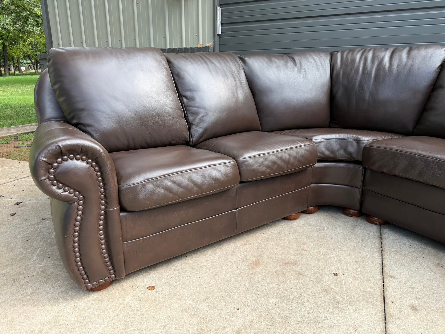 Bernhardt Leather Sectional - $2200 Cash Price
