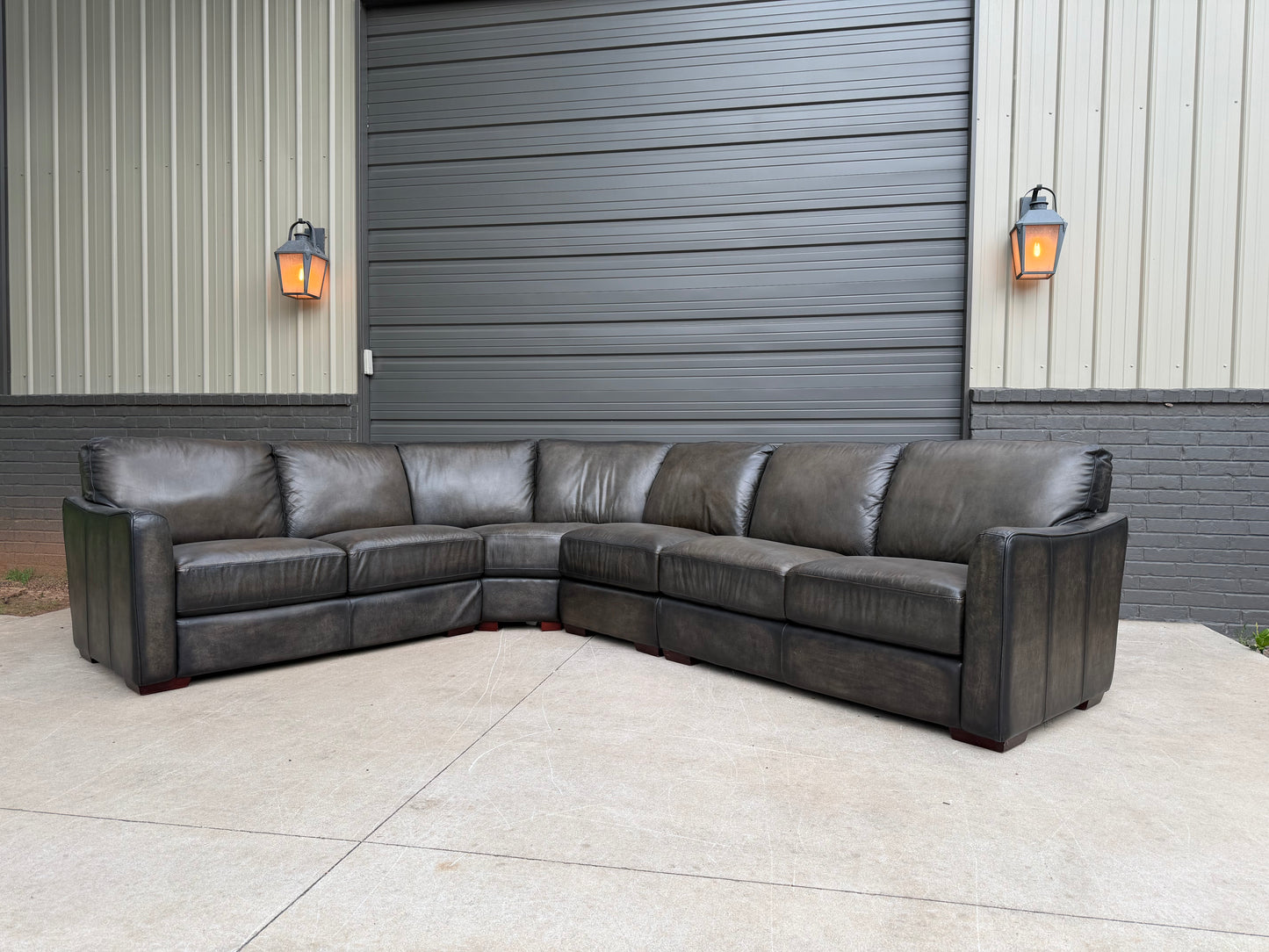 Bassett Leather Sectional - $2400 Cash Price