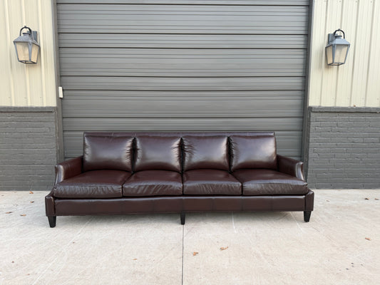 Bernhardt Leather 4-seater Sofa - $1400 Cash Price