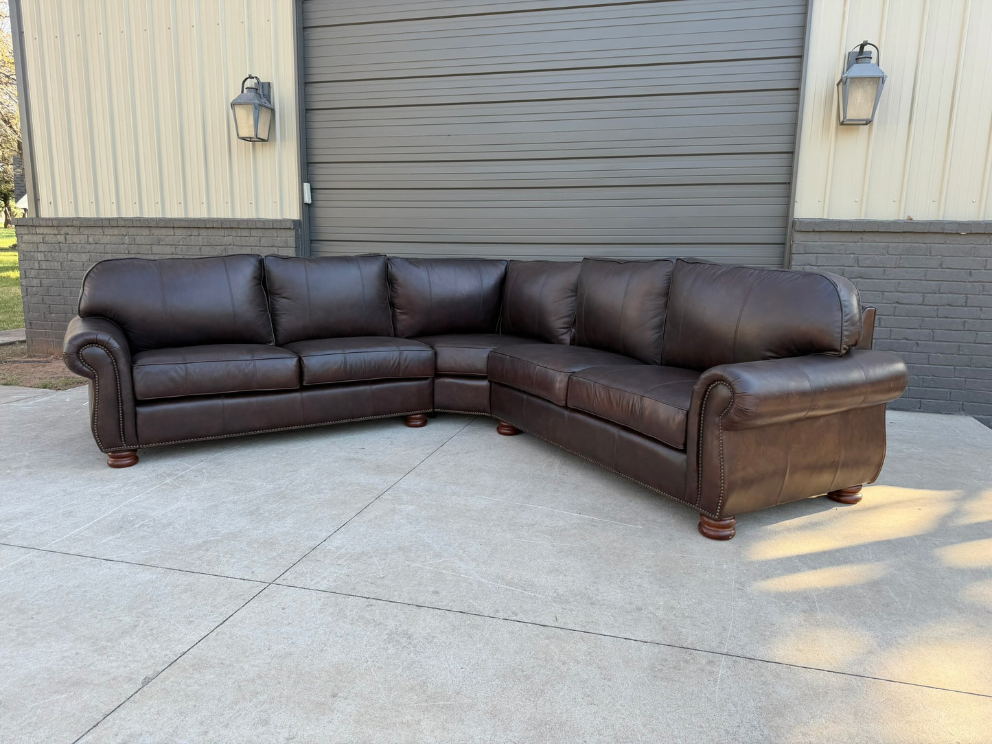 Thomasville Leather Sectional - $2400 Cash Price