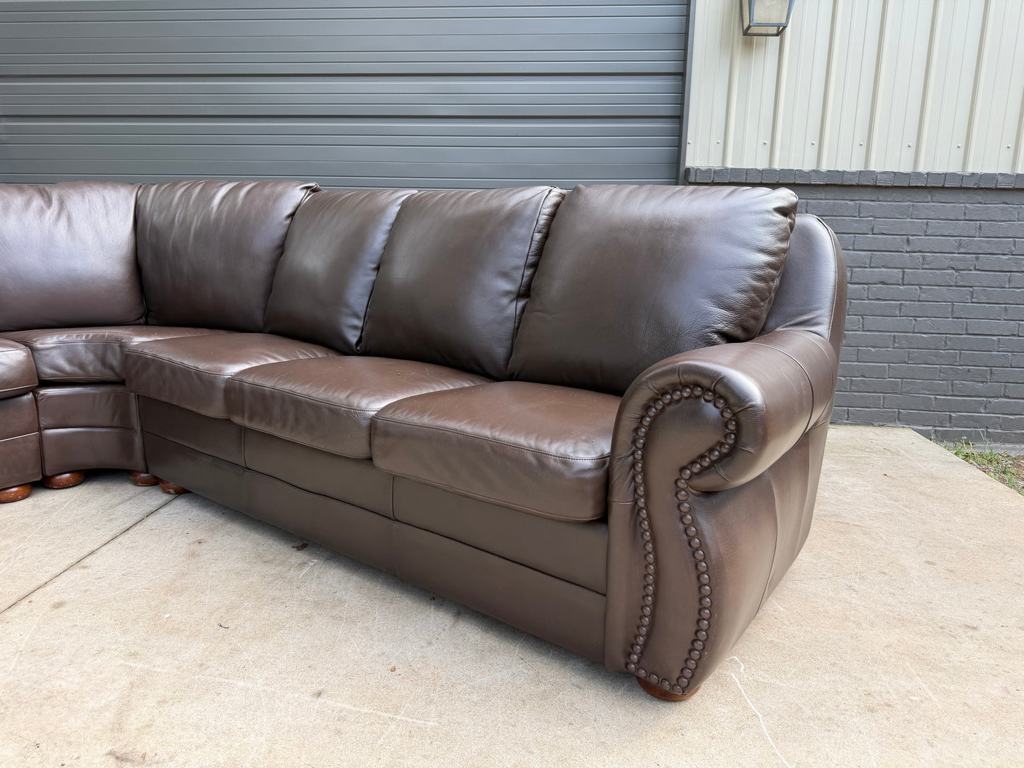 Bernhardt Leather Sectional - $2200 Cash Price