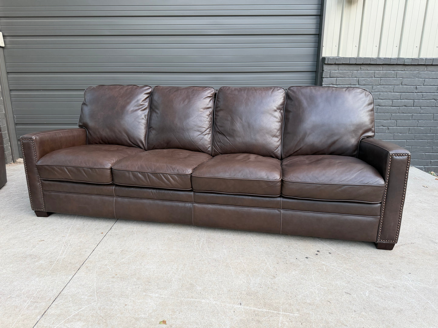 Simon Li Sofa, Swivel Chair & Ottoman - $2000