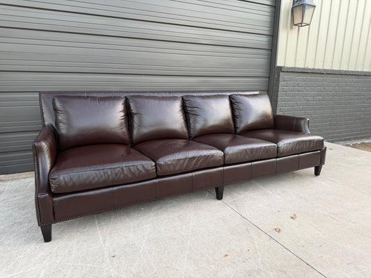 Bernhardt Leather 4-seater Sofa - $1400 Cash Price