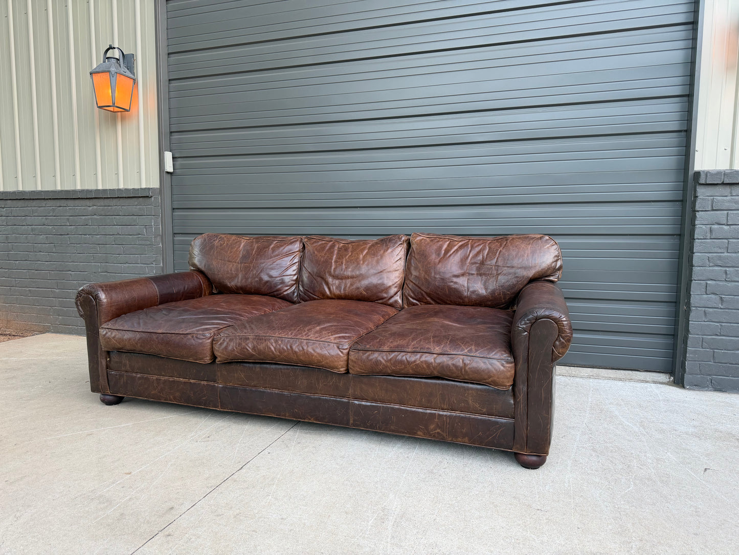 Restoration Hardward Lancaster Leather Sofa - $4000 Cash Price