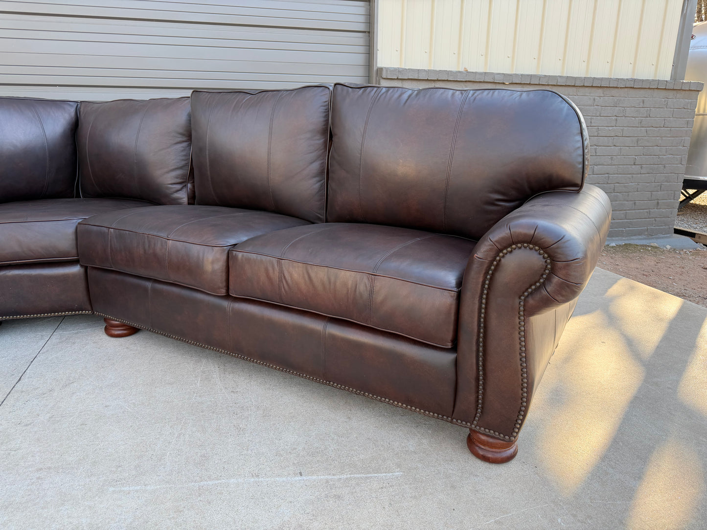 Thomasville Leather Sectional - $2200 Cash Price