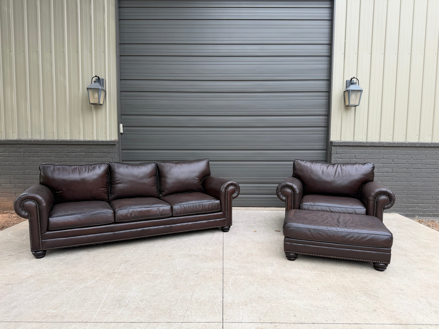 Bernhardt Sofa, Oversized Chair & Ottoman - $1800 Cash Price