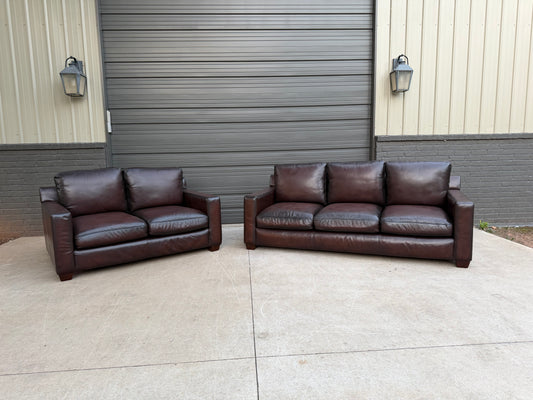 Bernhardt Leather Sofa & Loveseat - $1600 Cash Price
