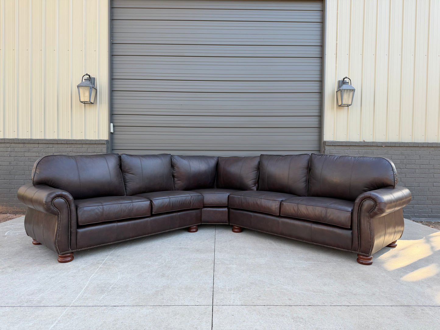 Thomasville Leather Sectional - $2200 Cash Price