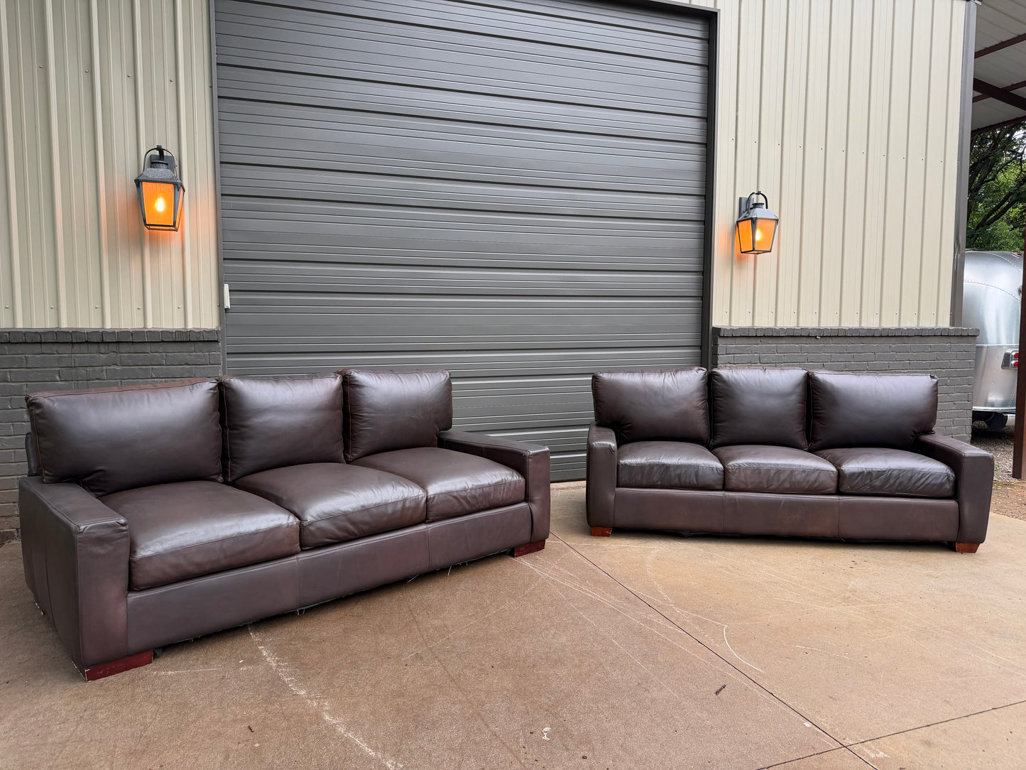 USA Premium Leather Company - Sofas x2 - $2200 Cash Price