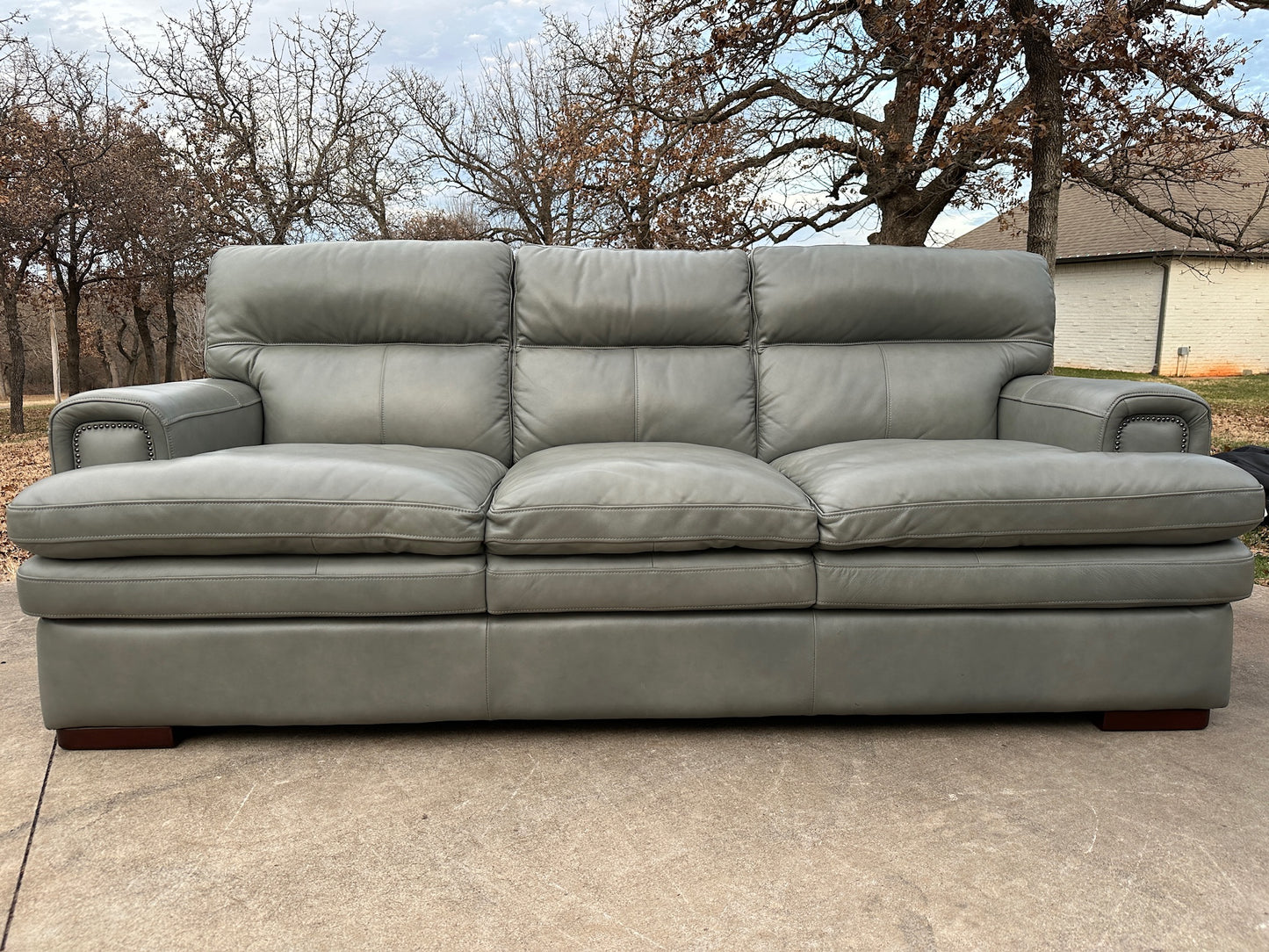 Lazboy 100% Genuine Leather Couch & Loveseat Set - $1800 cash price