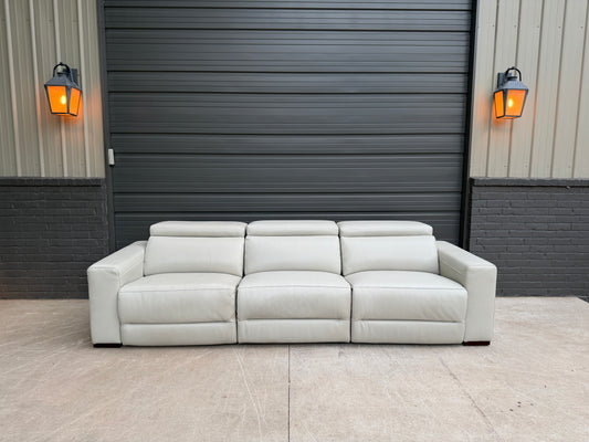 Nevio leather reclining couch - $1500 Cash Price