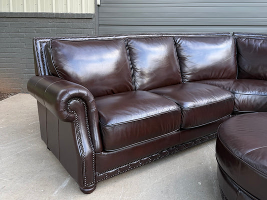 USA Premium Sectional with round ottoman - $2000 Cash Price