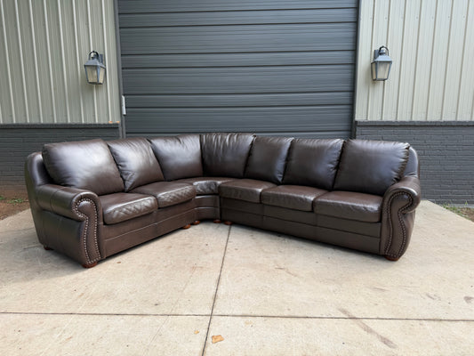 Bernhardt Leather Sectional - $2200 Cash Price