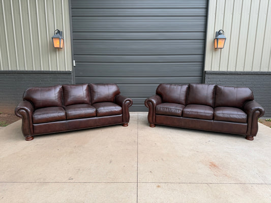 Thomasville Leather Couch Set - $2000 Cash Price