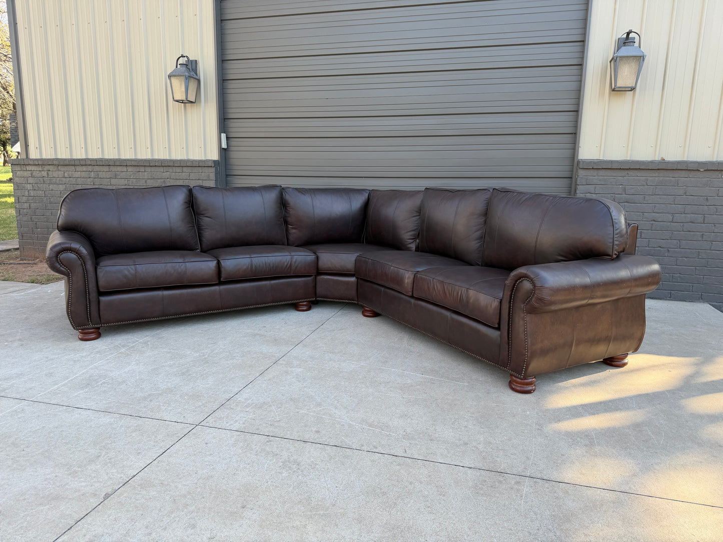 Thomasville Leather Sectional - $2200 Cash Price