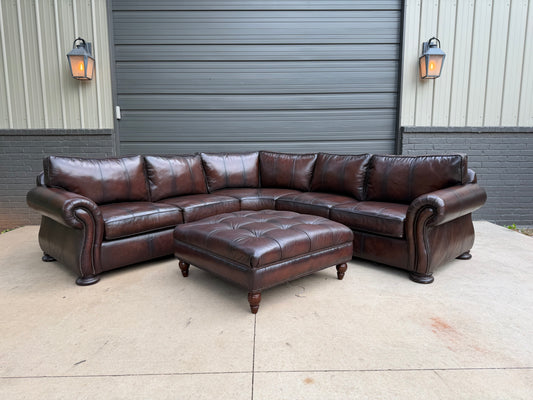 Bernhardt Van Gogh Sectional with Ottoman - $2200 Cash Price