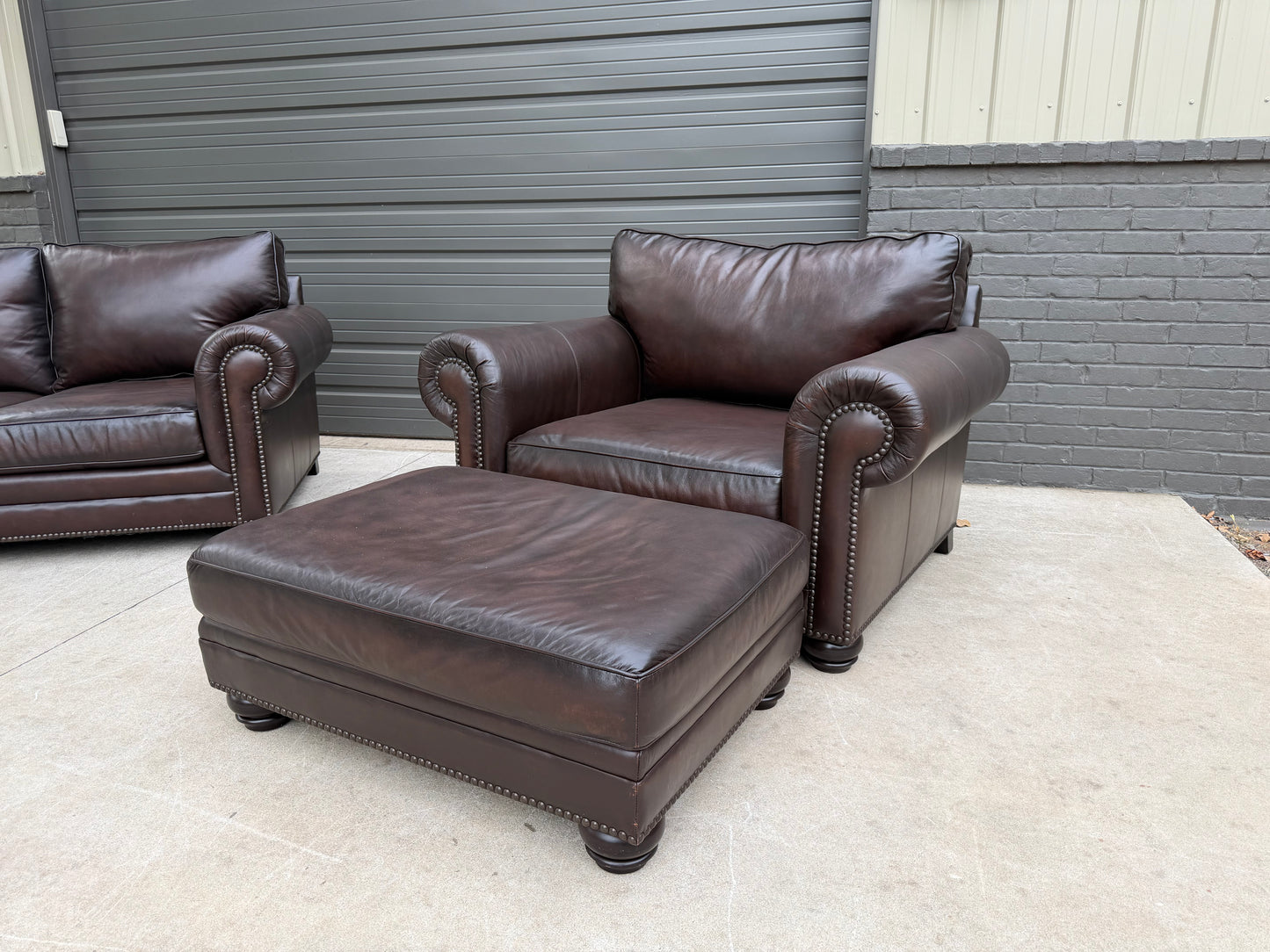 Bernhardt Sofa, Oversized Chair & Ottoman - $1800 Cash Price