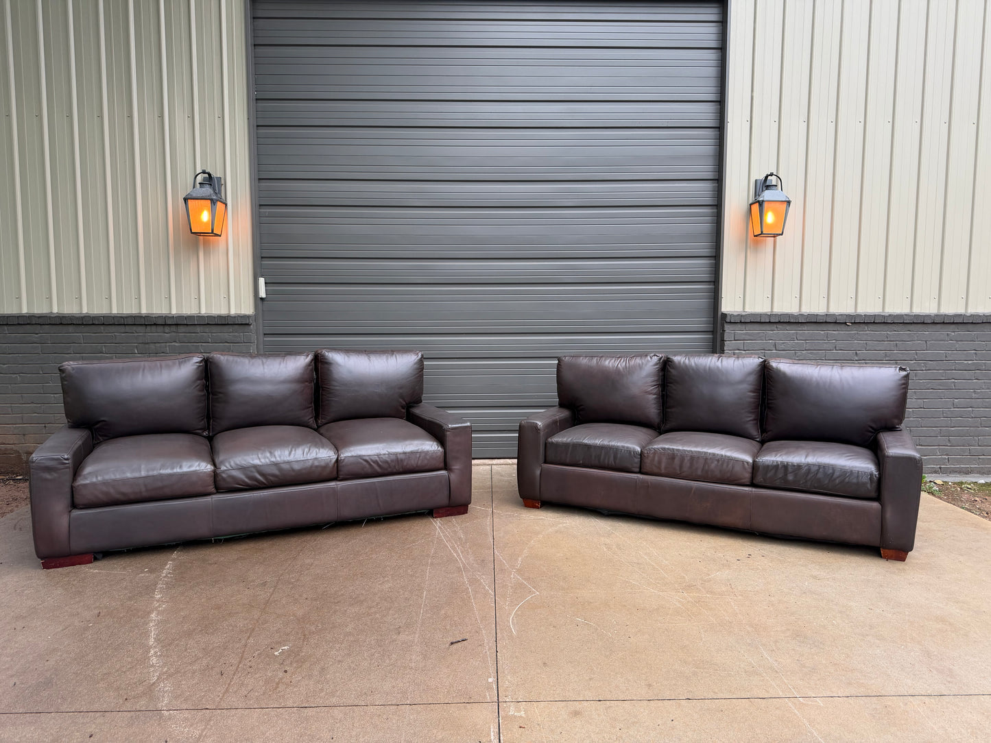 USA Premium Leather Company - Sofas x2 - $2200 Cash Price