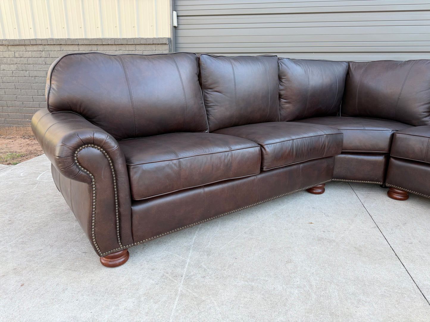 Thomasville Leather Sectional - $2200 Cash Price