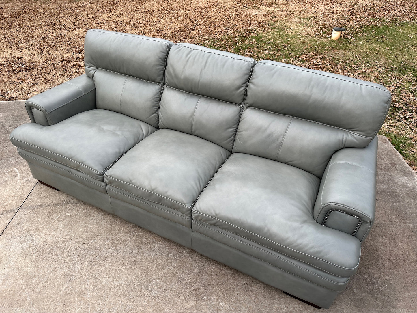 Lazboy 100% Genuine Leather Couch & Loveseat Set - $1800 cash price