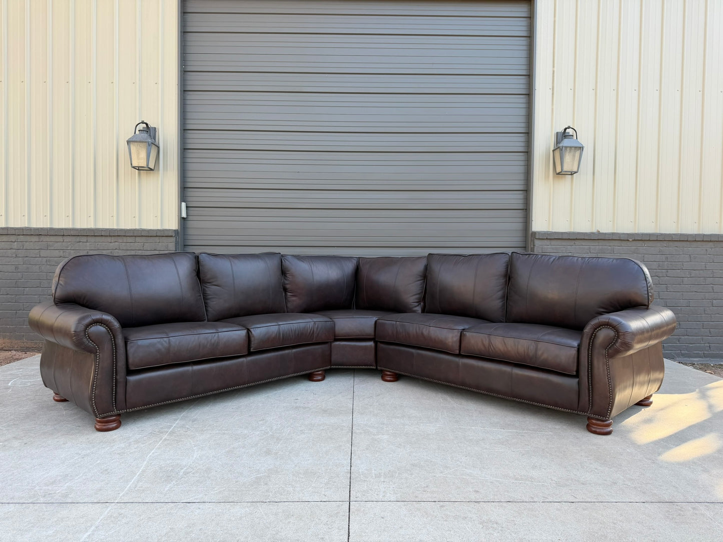 Thomasville Leather Sectional - $2400 Cash Price