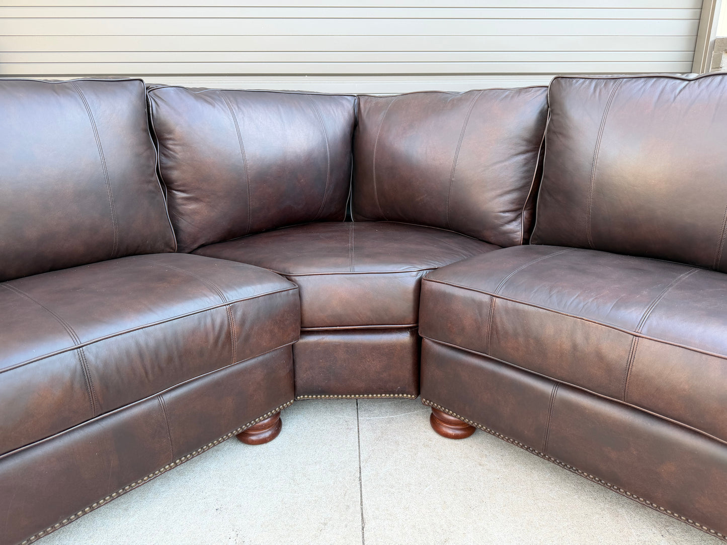 Thomasville Leather Sectional - $2200 Cash Price