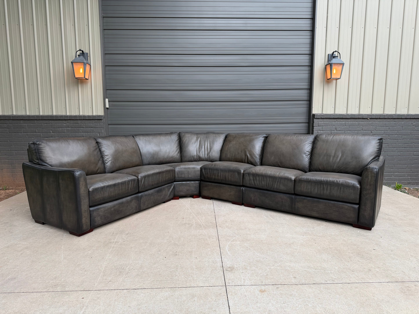 Bassett Leather Sectional - $2400 Cash Price