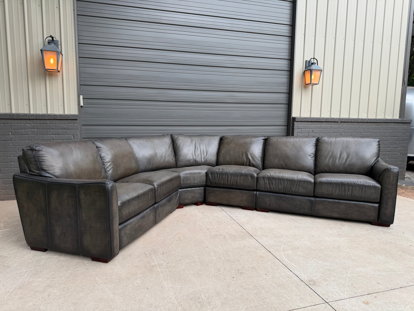 Bassett Leather Sectional - $2400 Cash Price