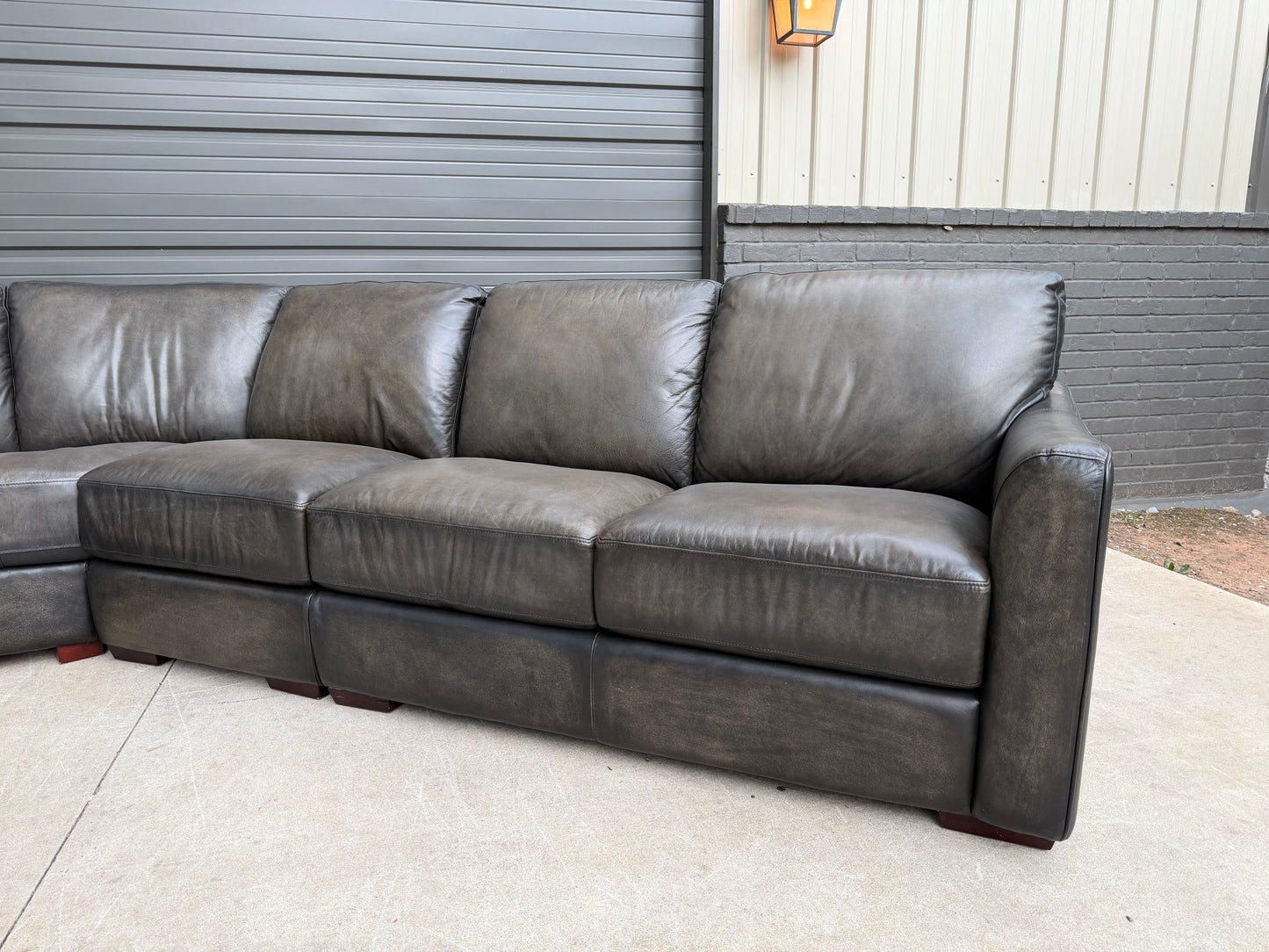 Bassett Leather Sectional - $2400 Cash Price